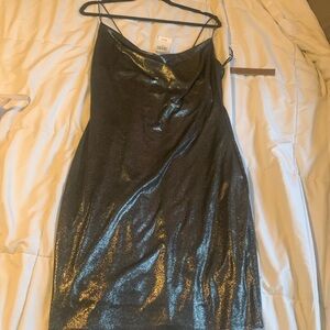 Almost Famous Black Sparkling Dress